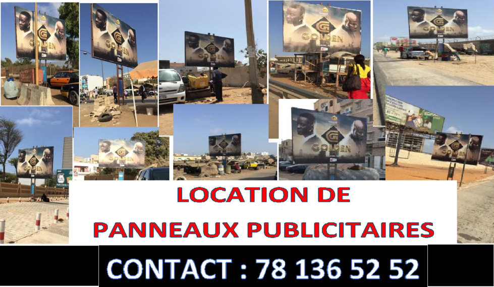 01COM GROUP - Location de 35 panneaux publicitaires partout à Dakar