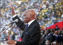 Présidentielle 2012 - Temps d'antenne d' Abdoulaye Wade du lundi 20 février 2012