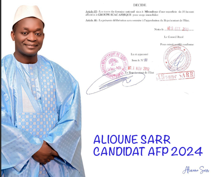 Foncier à Notto Diobass- Blocage de dossier, concurrence déloyale, iniquité de traitement, pratiques nébuleuses…: La démarche du Maire, Alioune Sarr, contestée