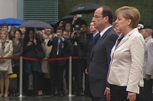 François Hollande est arrivé à Berlin