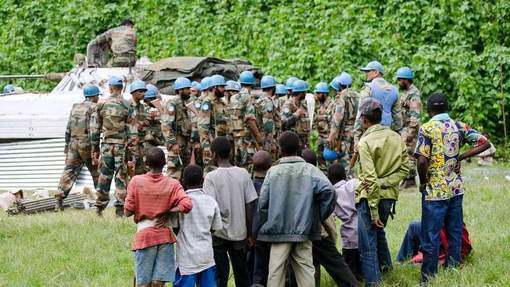 Onze Casques Bleus blessés par balles au Congo