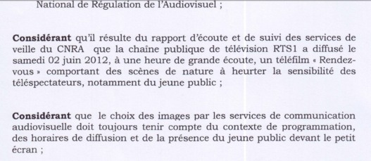 Le CNRA met en demeure la Rts à cause de Boub's et Patra