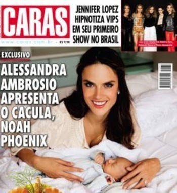 Alessandra Ambrosio nous présente son petit Noah