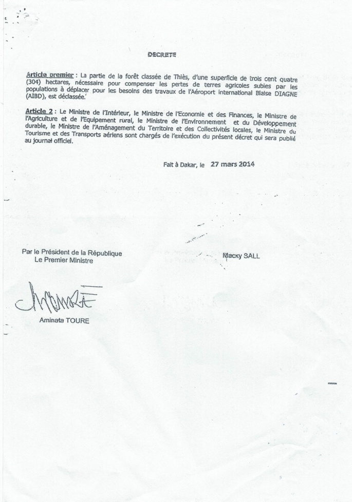 Scandale foncier à Keur Moussa / Les impactés de l’AIBD dépossédés de leurs terres: Le Maire Momar Ciss accusé d’occuper la centralité du litige