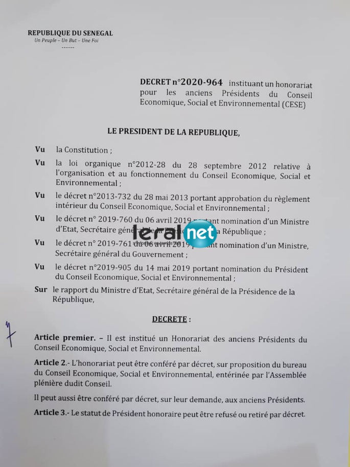 Révélations documentées !!! Yakham Mbaye exhibe l’authentique décret 2020-964, accable Abdoul Mbaye et menace Bassirou Diomaye Faye de Pastef