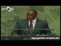 Discours de Macky Sall à l'Assemblée générale de l'Onu