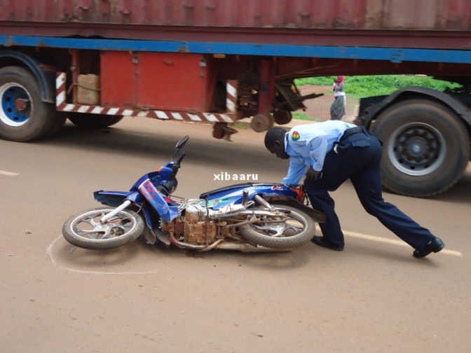 Mbour: Un policier fauché par une moto