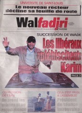 A la Une du Journal Walfadjri du Samedi 08 Décembre 2012