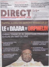 A la Une du Journal Direct Info du lundi 10 Décembre 2012