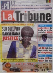 A la Une du Journal La Tribune du Jeudi 13 Décembre 2012