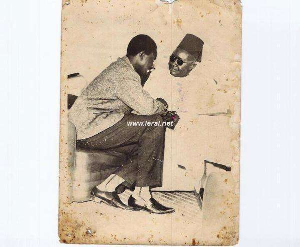 Serigne Chiekh Ahmeth Tidiane Sy avec son jumeau Serigne Mansour Sy