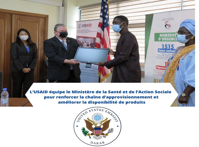 Renforcement de la chaîne d’approvisionnement et amélioration de la disponibilité des produits: L’USAID équipe le Ministère de la Santé et de l’Action Sociale