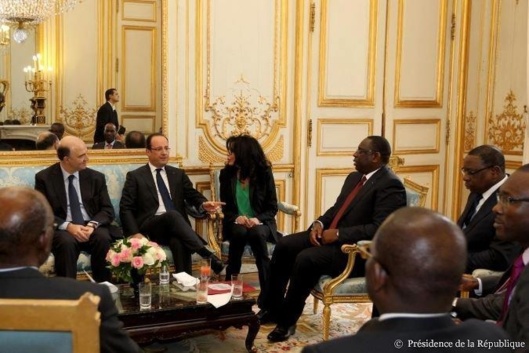 [Photos] Macky Sall reçu à l'Elysée par François Hollande