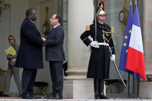 [Photos] Macky Sall reçu à l'Elysée par François Hollande