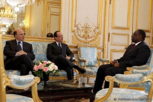 [Photos] Macky Sall reçu à l'Elysée par François Hollande