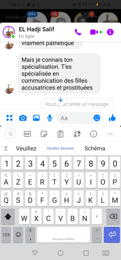 Ça chauffe sur les réseaux sociaux :  Gabrielle Kane menacée par des pro-Sonko