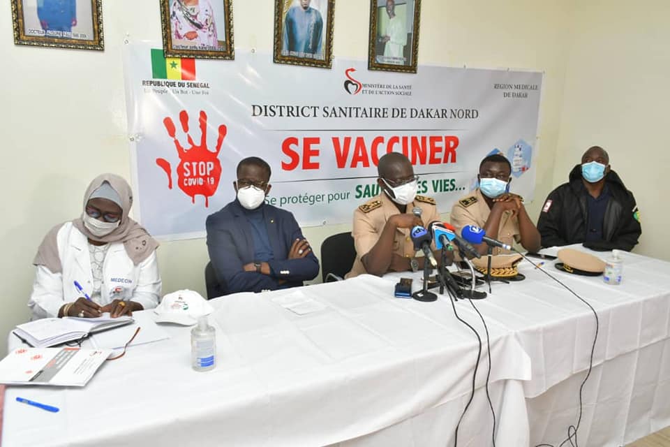 Lancement régional de la vaccination contre la Covid-19 à Nabil Choucair par le Gouverneur de Dakar (Photos)