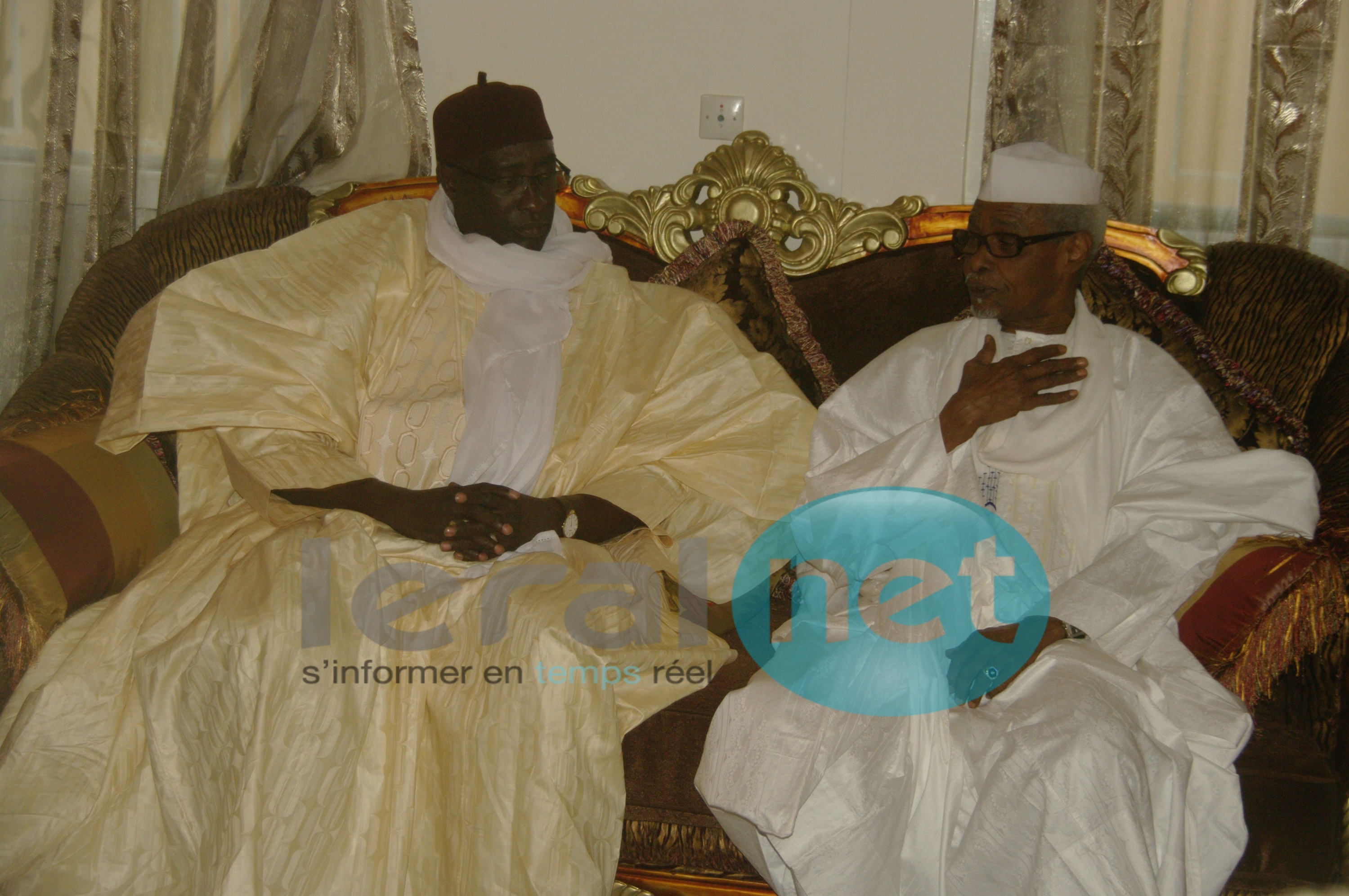 [Photos] Habré présente ses condoléances à la famille de Serigne Bassirou Diagne 