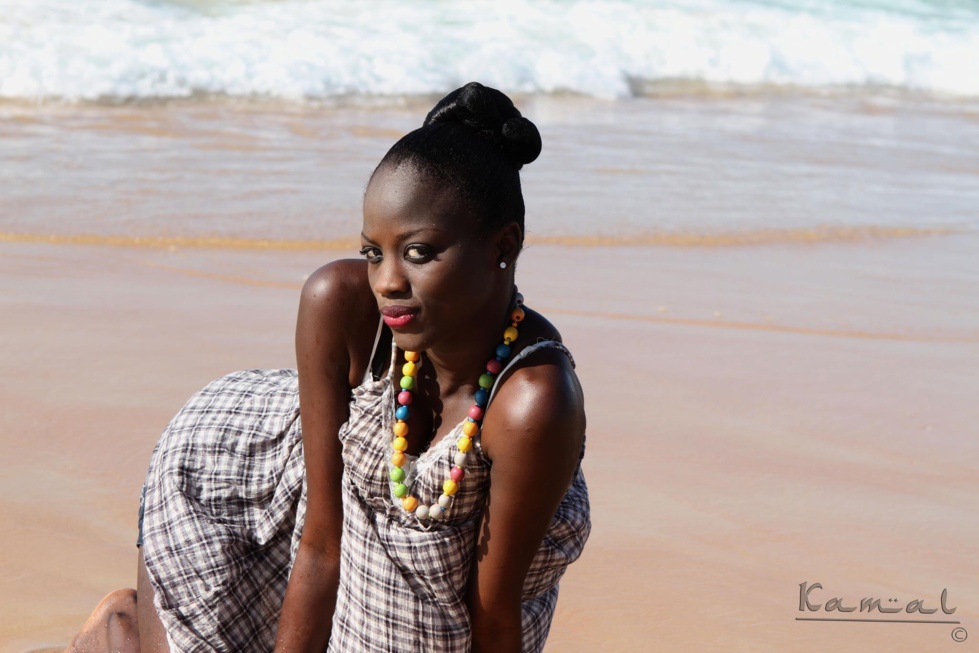 Aida Ndao Miss Africités en mode shooting à la plage!