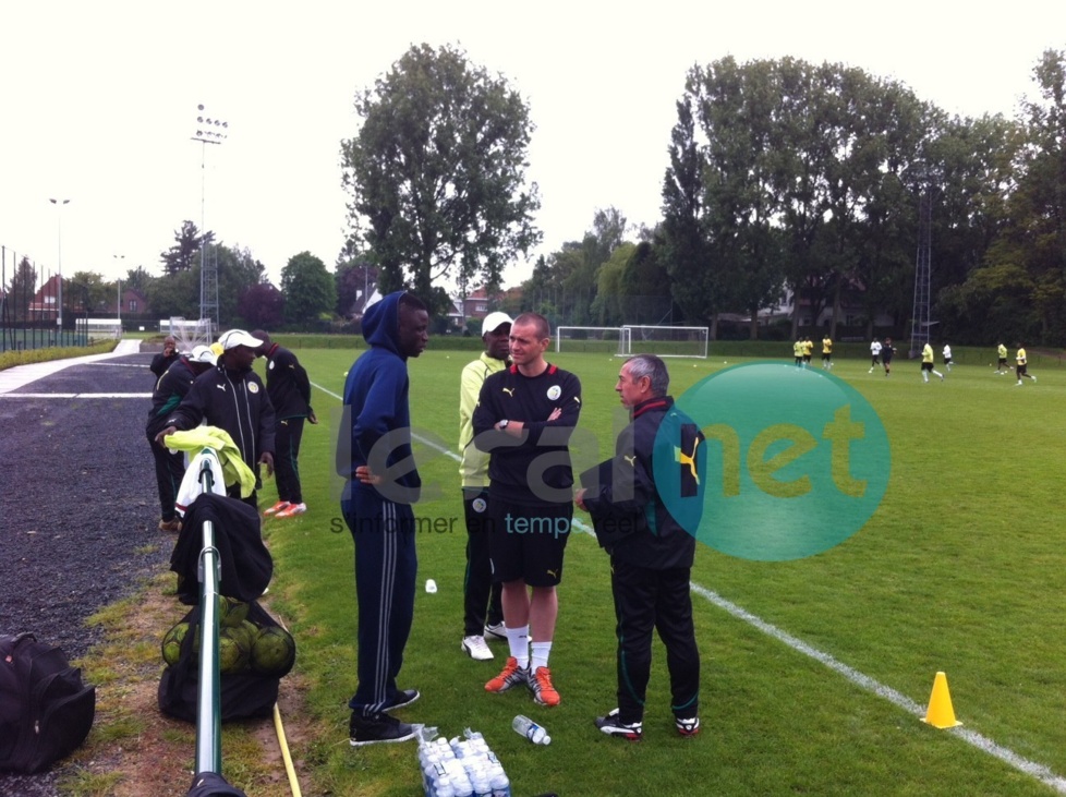 Les images du premier galop d'entraînement des "Lions" au complexe sportif d'Anderlecht à Bruxelles