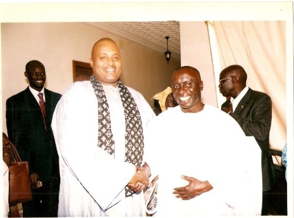 Ameth Saloum Dieng avec Idrissa Séck