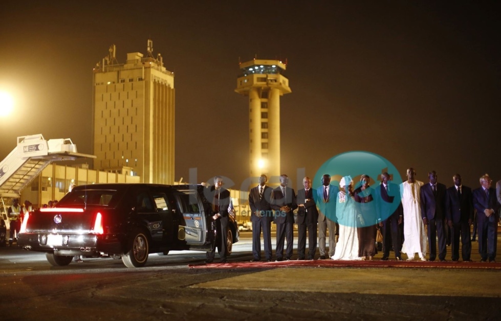 [Photos exclusives] Arrivée de Barack Obama à Dakar 