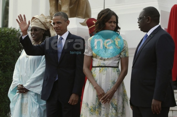 [Photos exclusives] Barack et Michelle Obama au palais de la République