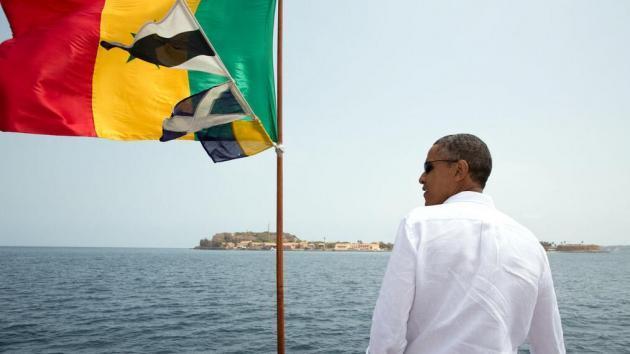 Les images de la visite de Barack Obama à Gorée