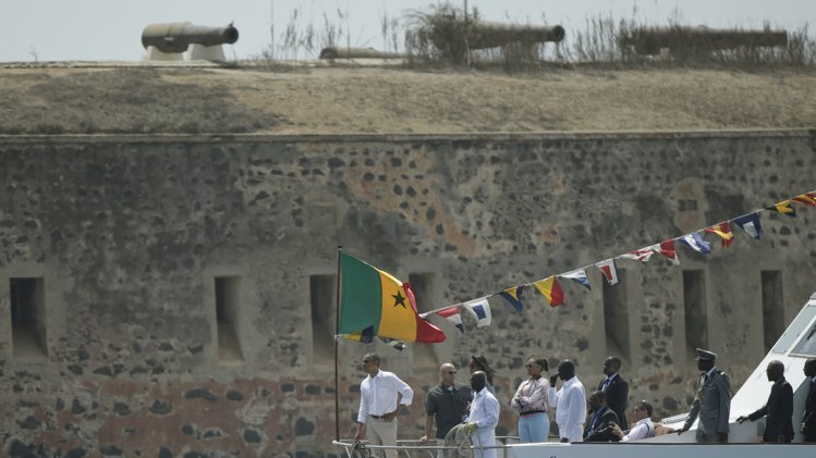 Les images de la visite de Barack Obama à Gorée