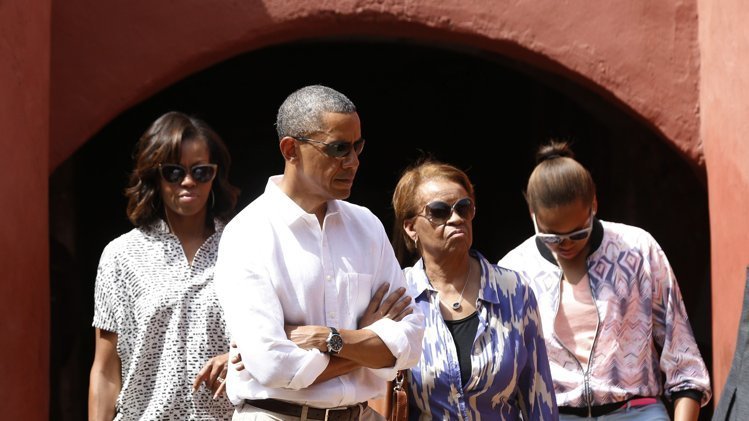 La famille Obama marquée par la visite à Gorée