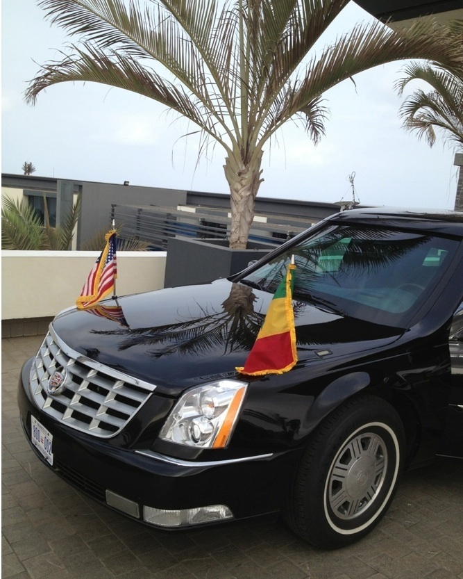 L'imposante limousine de Barack Obama