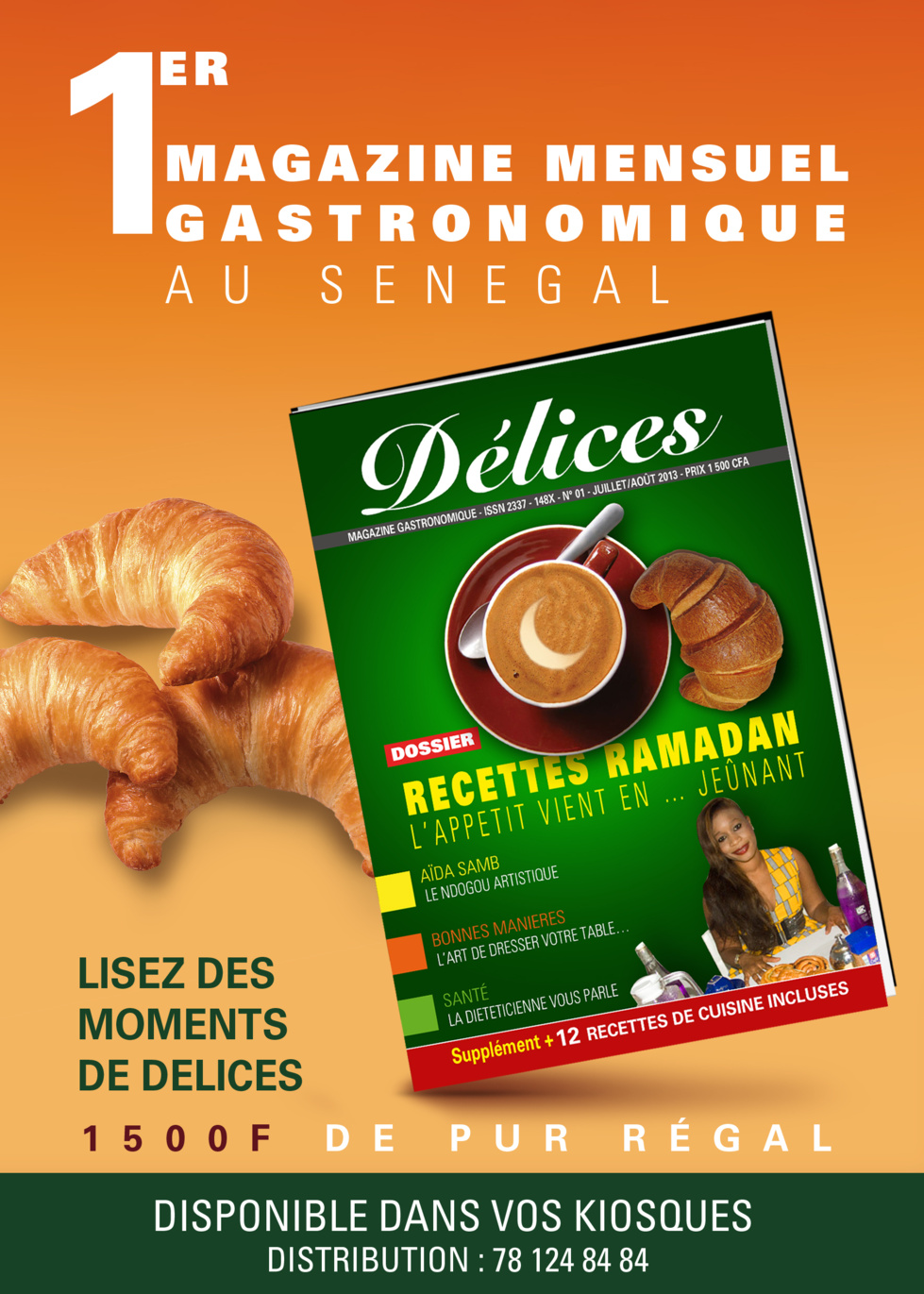 Directrice de publication du magazine gastronomique Délices tel.: 78 124 84 84