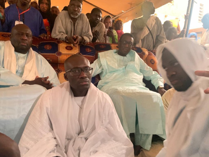 Présentation de condoléances: Amadou Bâ chez les familles de Serigne Mame Mor Mbacké Falilou et d'Aïda Mbodj