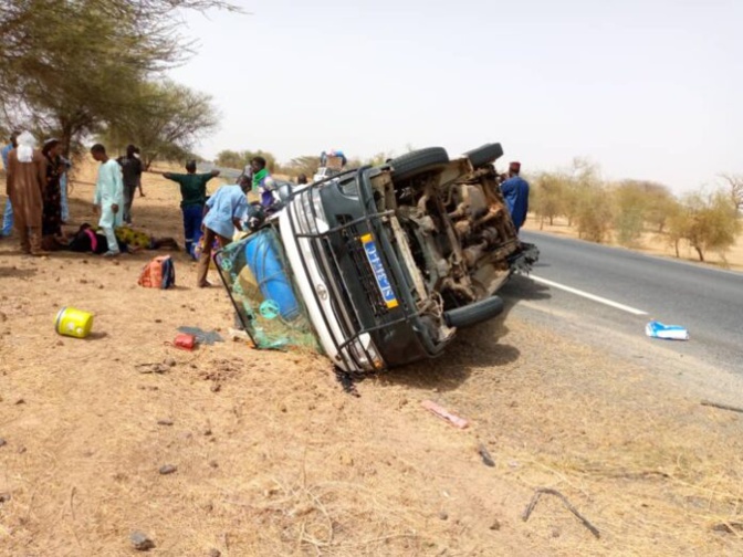 PHOTOS/ Axe Touba-Linguère: Un accident fait un mort et 8 blessés