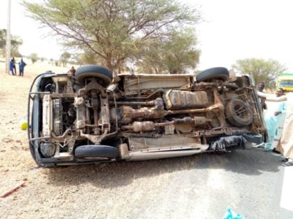 PHOTOS/ Axe Touba-Linguère: Un accident fait un mort et 8 blessés