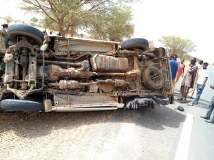 PHOTOS/ Axe Touba-Linguère: Un accident fait un mort et 8 blessés