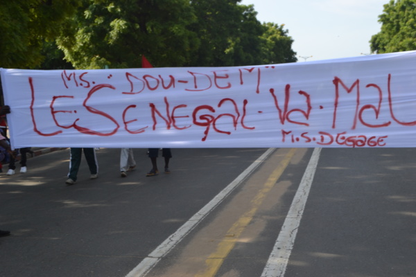 [Photos exclusives] Vivez les temps forts de la marche de l'opposition contre le régime de Macky Sall 