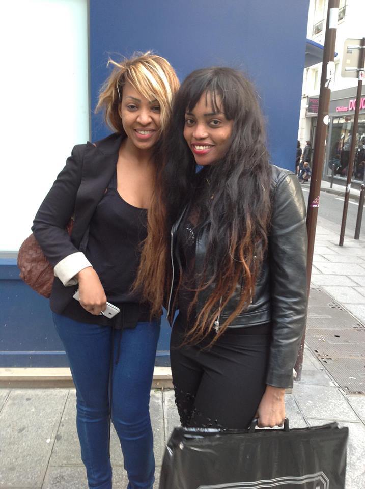 Viviane Chidid toute naturelle avec Satou Thierno de Paris