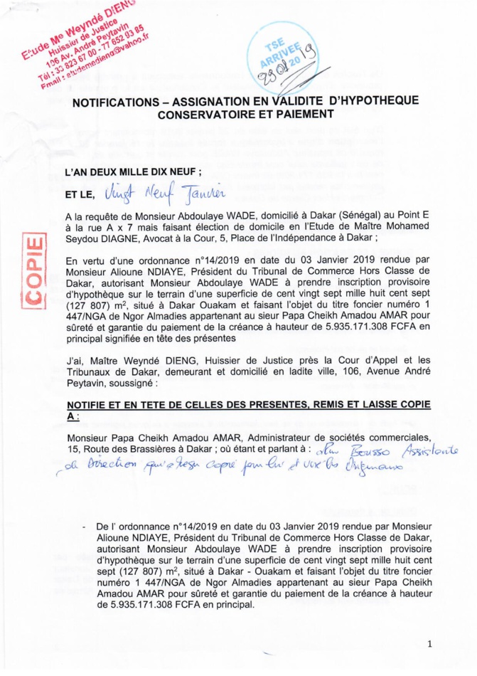 AFFAIRE DES 2 MILLIARDS: Les enquêteurs surpris par la légèreté de l’accusateur et la crédibilité des preuves fournies par Samuel Sarr