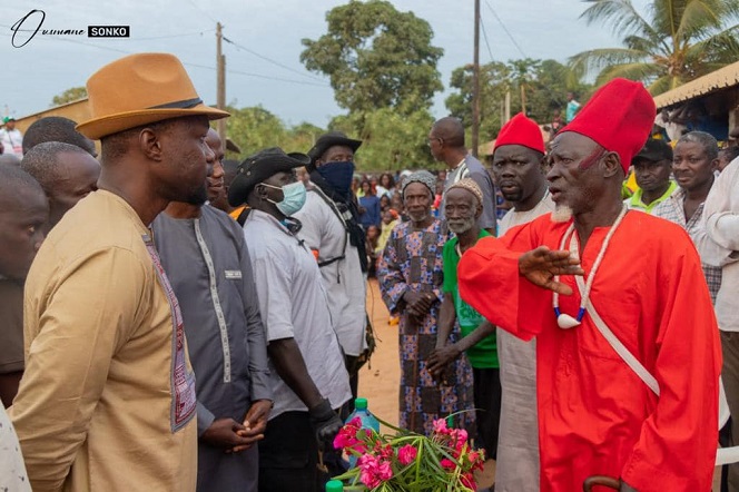 Oussouye, Essaout, Mlomp, Djicomol et Kagnut: Ousmane Sonko recueille la bénédiction des sages