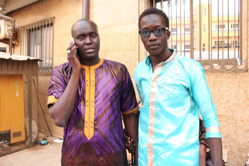 Matar Seck et son ami Lamine Pène 