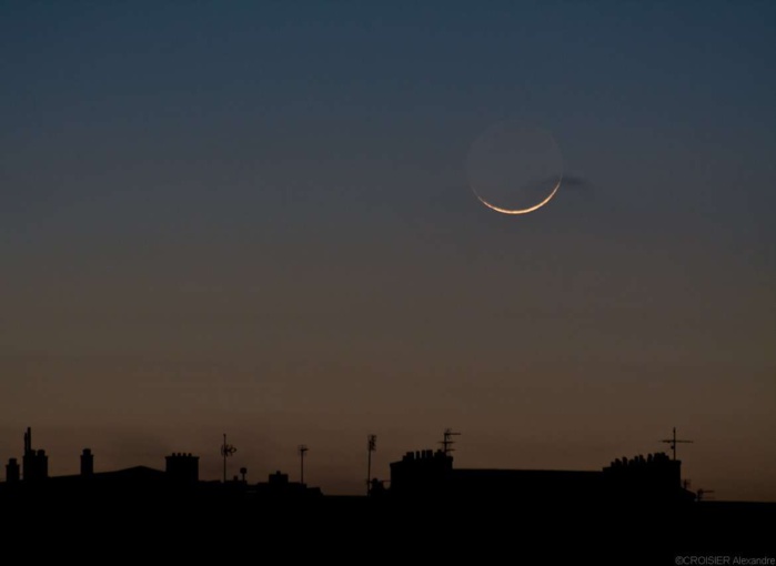 Croissant lunaire : Samedi 5 mars 2022, 1er jour du mois lunaire (Chaabane, Document)