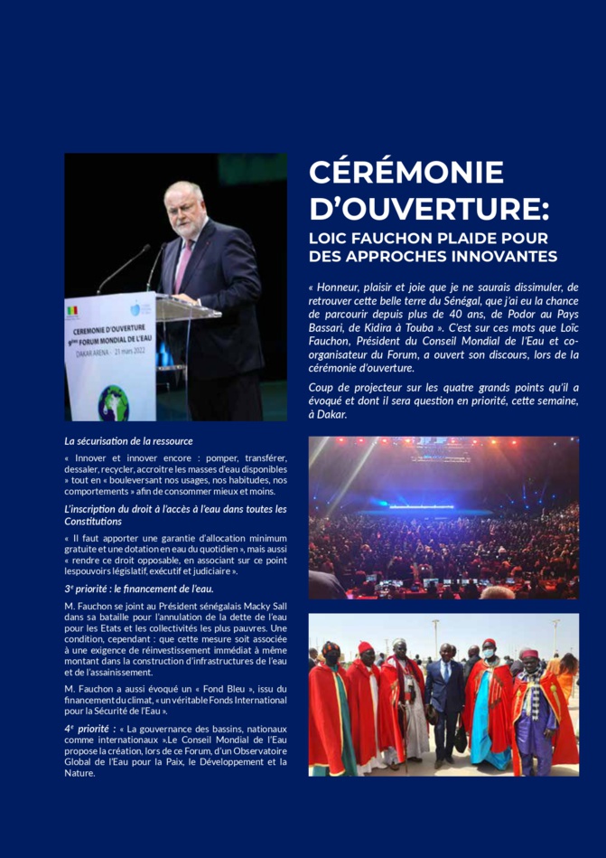 Bulletin du Forum mondial de l'Eau numéro 1