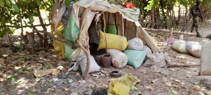 L'Armée frappe encore au coeur la faction Mfdc de Paul Bassène : Une hallucinante saisie de yamba opérée (photos)