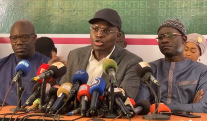 Conférence de presse des leaders de la Coalition Yewwi Askan Wi : Khalifa Sall recadre Benno et avertit….