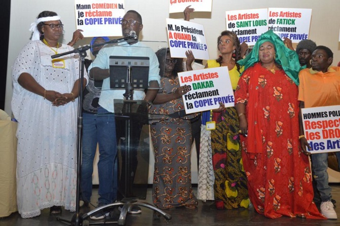 Plaidoyer des acteurs culturels sénégalais, réunis au sein de la  Société sénégalaise du Droit d’Auteur et des Droits voisins