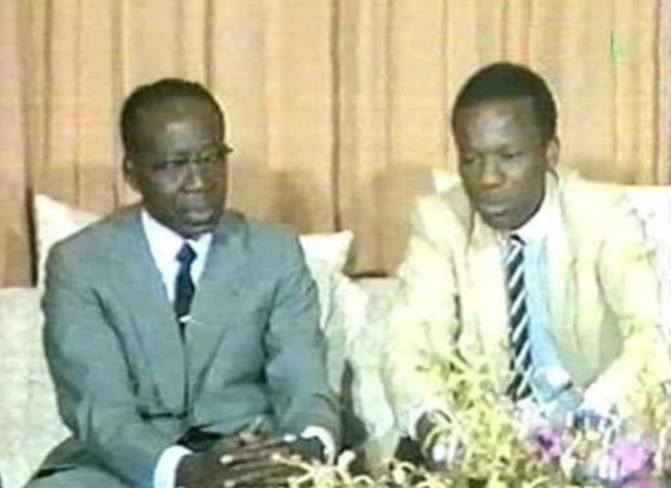 Léopold Sédar Senghor et Amadou Lamine Sall