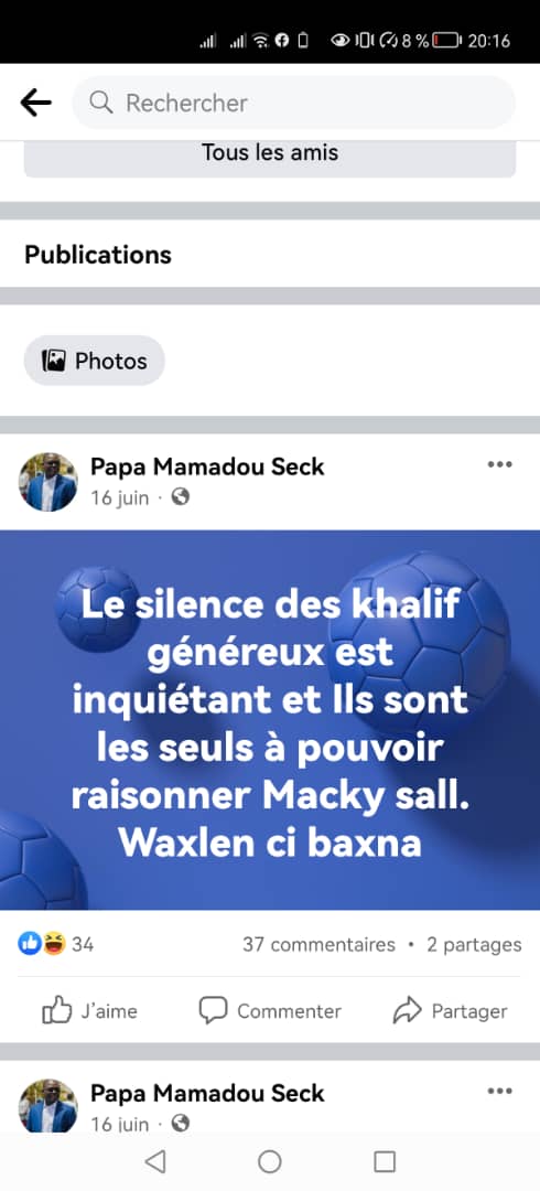 Détenu depuis le 29 juin dernier, Pape Mamadou Seck de Pastef s'est évadé du Pavillon Spécial Le Dantec