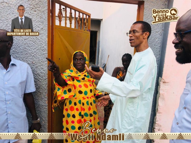 Deuxième étape Législatives : Visite de proximité de Alioune Ndoye, tête de liste départementale (Images)