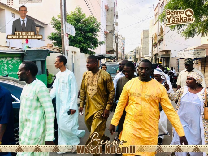 Deuxième étape Législatives : Visite de proximité de Alioune Ndoye, tête de liste départementale (Images)